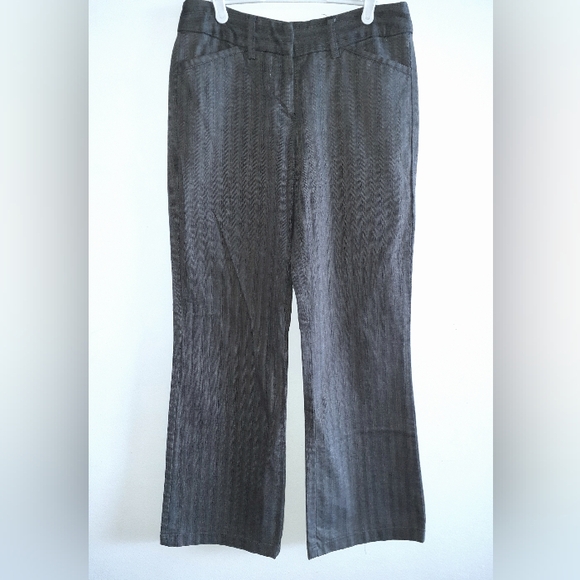 Grey wide-leg professional slacks, 4 - Picture 15 of 16